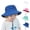 Blue-11, variant on Ultrave Summer Bucket Hat for Toddler Sun Protection Wide Brim Hat Beachwear UPF 50 for 1M-6Y