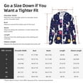 thumbnail image 5 of Kdxio Lama in Space Print Women Men Sun Protection UPF 50+ Jackets Zip Up Long Sleeve Hoodie Hiking Lightweight with Pockets, 5 of 7