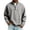 Gray,#012, variant on Quarter Zip Sweatshirt for Men Waffle Knitted Pullover Casual Long Sleeve Lapel Polo Sweatshirts Fall Winter Jackets,2XL