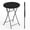 Black, variant on WASUHE 32in Folding Cocktail Table, Round Plastic Bar Height Folding Table w/Thick Table Top, Ideal for Parties, Patio, Backyard, Dining, Wedding, 400lb Capacity, White