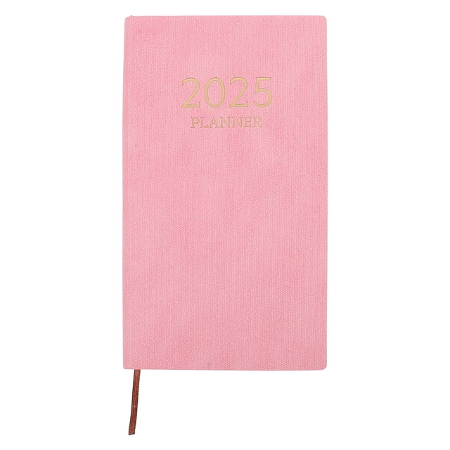 2025 A6 English Daily Planner with Monthly Index 2025 Planner Weekly Monthly Agenda Daily Goals Planner Academic Planner Schedule Recording Notepad for Home Office
