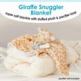 thumbnail image 4 of Kids Preferred Carter's Giraffe Plush Stuffed Animal Snuggler Lovey Security Blanket, 4 of 5