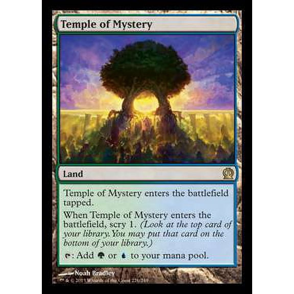 MtG Theros Rare Temple of Mystery (Foil) #226