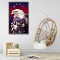 thumbnail image 4 of 5D diamante pintura Animal águila completo redondo taladro DIY pared arte manualidades mosaico Likrtyny Arte deco, 4 of 9