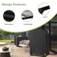 thumbnail image 5 of OPTUTUS 420D Universal Bird Cage Cover Goodnight Bird Cage Cover Shade Bird Cage Cover Lightweight and Breathable, L 41" x W 27" H W x 48" H for Birds and Pet Products, 5 of 9