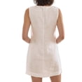 thumbnail image 4 of Amazhiyu Women's 100% Pure Linen Sleeveless Dress with Pockets Side Zipper Midi Casual Summer Dress, 4 of 9