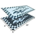 thumbnail image 2 of Ming's Mark HC1 Black Reversible 8 X 20 Camping Mat with Checkered Flag Design, 2 of 7