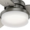 thumbnail image 2 of Hunter 60" Sentinel Brushed Slate Ceiling Fan with Light Kit and Remote, 2 of 9