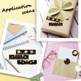 thumbnail image 4 of Cinta adhesiva con diseño de luna, 12 estilos, 16,4 pies, dorada, decorativa, para envolver regalos, 4 of 9