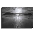 thumbnail image 1 of Luxe Metal Art 'Harris Stream 1 B&W' by Thomas Haney, Metal Wall Art, 16"x12", 1 of 9