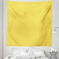 thumbnail image 1 of Vintage Yellow Tapestry, Diagonally Striped Simplistic Geometric Pattern in Retro Style, Fabric Wall Hanging Decor for Bedroom Living Room Dorm, 5 Sizes, Yellow and Pale Yellow, by Ambesonne, 1 of 1