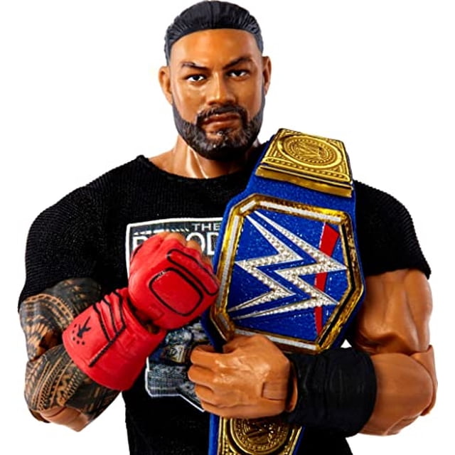 WWE Ultimate Edition Roman Reigns Action Figure, coleccionable de 6 pulgadas con cabeza in MATTEL WWE MATTEL