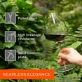 thumbnail image 4 of Stölzle Lausitz Cocoon Burgundy Wine Glass (Set of 6) - 25 oz Crystal Stemware for Red & White Wines, Dishwasher Safe & Lead-Free Glasses for Home Bar - Elegant Gift-Ready Collection, 4 of 7