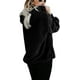 thumbnail image 2 of Sudadera con capucha de manga larga con cordón para mujer, sudadera con cremallera y forro polar, suéter con bolsillos Xemadio CJWUS-3306, 2 of 3