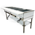 thumbnail image 3 of NSF 72 In-ch 5 Open Well Electric Steam Table with Undershelf, Buffet Server, 110V Commercial Warmer Steam and Dry Table, 3 of 14