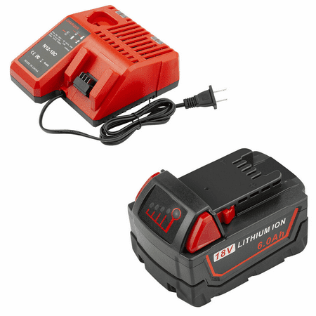 

1×M12-M18 charger+1×6.0Ah battery For Milwaukee