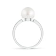 thumbnail image 2 of ANGARA Classic South Sea Cultured Pearl Solitaire Ring in 925 Sterling Silver for Women | June Birthstone, Birthday, Anniversary, Jewelry Gift for Women | Pearl Ring, 2 of 7