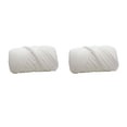 thumbnail image 2 of Yuarrent Manta de punto voluminosa para mascotas y mantas DIY, cojines, soporte de hilo para proyectos de artesanía, tejido voluminoso blanco Blanco 500g 2Conjunto, 2 of 6
