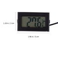 thumbnail image 2 of WRITWAA 2PCS Fridge Thermometers Digital Temperature Display for Home Use Black, 2 of 8