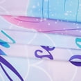 thumbnail image 3 of Mermaid Shower Curtain Hooks Girls Shower Curtain Ocean Shower Curtains for The Bathroom, Mermaid Tail Shower Curtain, Little Mermaid Girls Bathroom Decor, 84 Inch (72x84), 3 of 6
