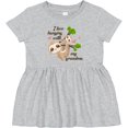 thumbnail image 3 of Inktastic Hanging with My Grandma Girls Baby Dress, 3 of 5