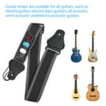 thumbnail image 5 of Adjustable Guitar Strap, DISEN Nylon Guitar Straps for Electric/Acoustic Guitar Bass Ukulele, Electric Guitar Strap Shoulder Belt with 3 Pick Holders, Guitar Accessories Set - Black, 5 of 9