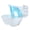 Blue, variant on M Buder Lovely Blue Hamster Exercise Wheel and Bathroom Set, 5.1 inches / 13 cm Silent Spinner for Small Animals
