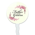 thumbnail image 2 of Wedding Floral Father of the Groom Cupcake Picks Toppers Decoration Set of 6, 2 of 6