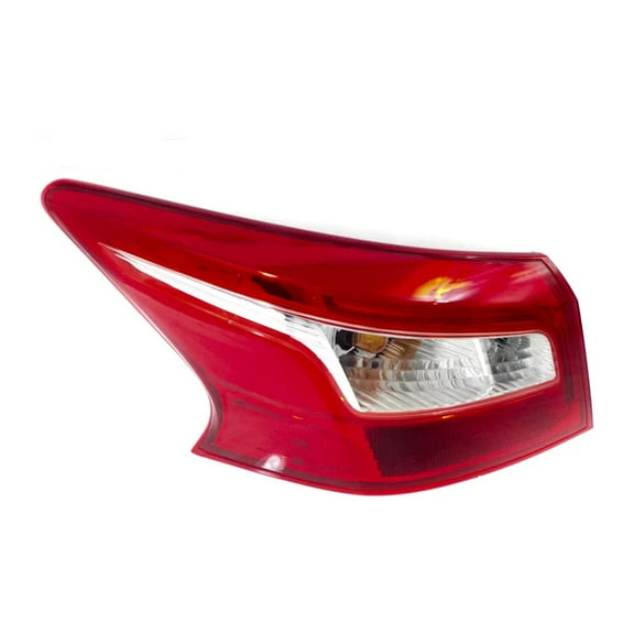 KarParts360 For Nissan Sentra 2016 2017 2018 2019 Tail Light Driver Side | Outer | CAPA Certified | 4-Door | Red Lens | With Bulbs | Replacement For NI2804108, NI2804108C | 265553YU0A