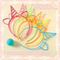 thumbnail image 4 of Diademas de unicornio Zddaoole de plástico para niñas, 24 unidades, 4 of 7