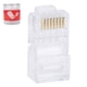 thumbnail image 2 of Enchufe de conector CAT6 asegura contactos directamente Conector RJ45 Red súper estable para intercambiador para computadoras TV, 2 of 8