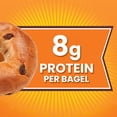 thumbnail image 2 of Thomas' Cinnamon Raisin Bagels, 6 count, 8g Protein, Kosher Bagels, 18 oz Bag, 2 of 8