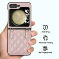 thumbnail image 5 of Allytechgroup Stylish Phone Case for Samsung Galaxy Z Flip 5, Hand Wrist with Silk Anti-Scrath Shockproof Bumper Slim Back Cover Case for Girls Women, Rosegold, 5 of 8