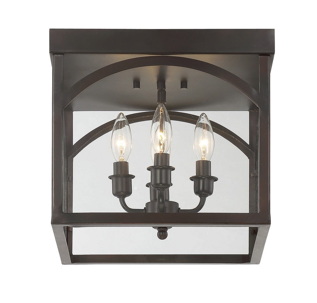 Open Box Garrett 4-Light Ceiling Light in English Bronze