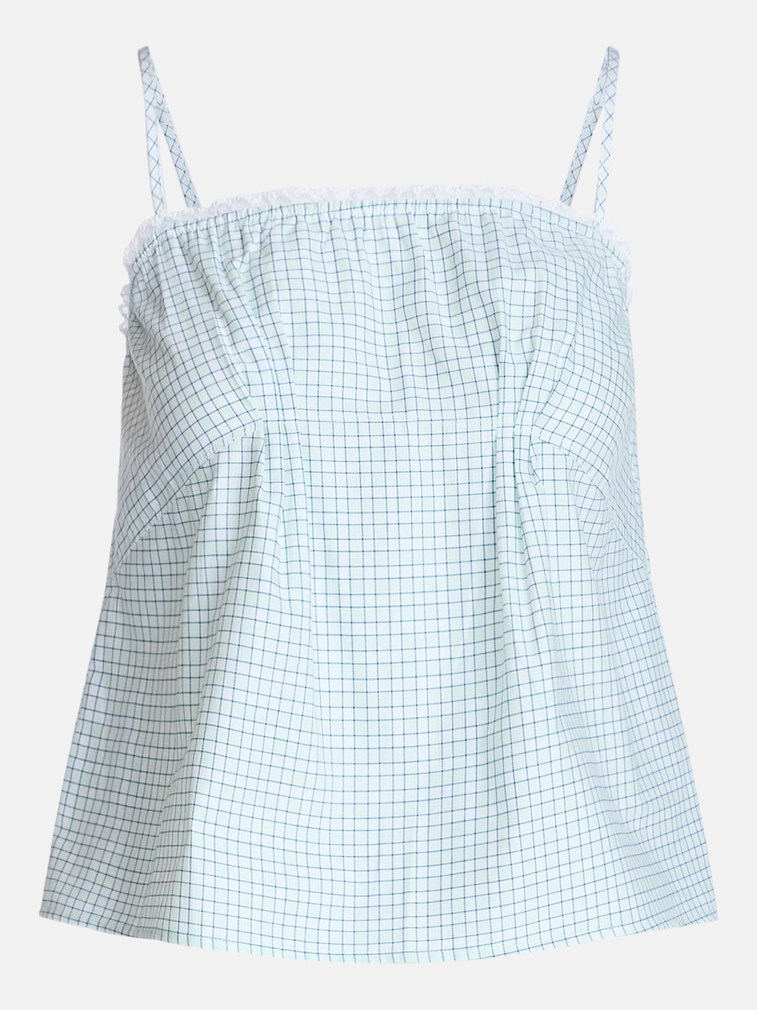 Joyspun Women's Woven Poplin Sleep Cami Top, Sizes XS-3X