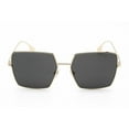 thumbnail image 2 of Burberry BE 3133 Metal Unisex Square Sunglasses Light Gold 58mm Adult, 2 of 2