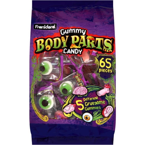 Frankford Body Parts Gummy Candy, 17.2 Oz., 65 Count