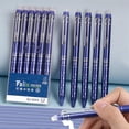 thumbnail image 4 of Erasable Pens, 6 Pens Per Box, Black Ink, 6 PCS Erasable Gel Ink Pens, Refillable & Retractable Pens Black Ink Smooth Writing Pens, 0.5mm Point Pen, Ideal for Schǒ-ǒl, Journaling, & Office Writing, 4 of 9