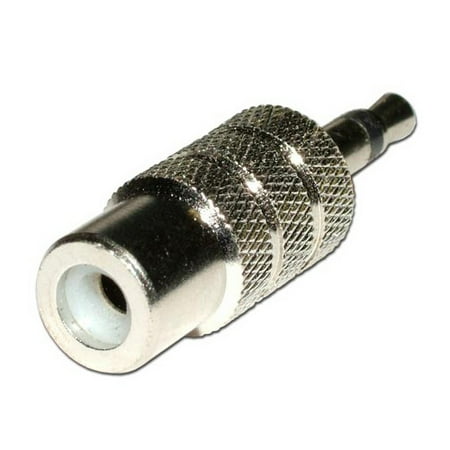 Mini Phone Plug - RCA Female Jack to 1/8 Inch Male Mini Phone Plug, Adaptor