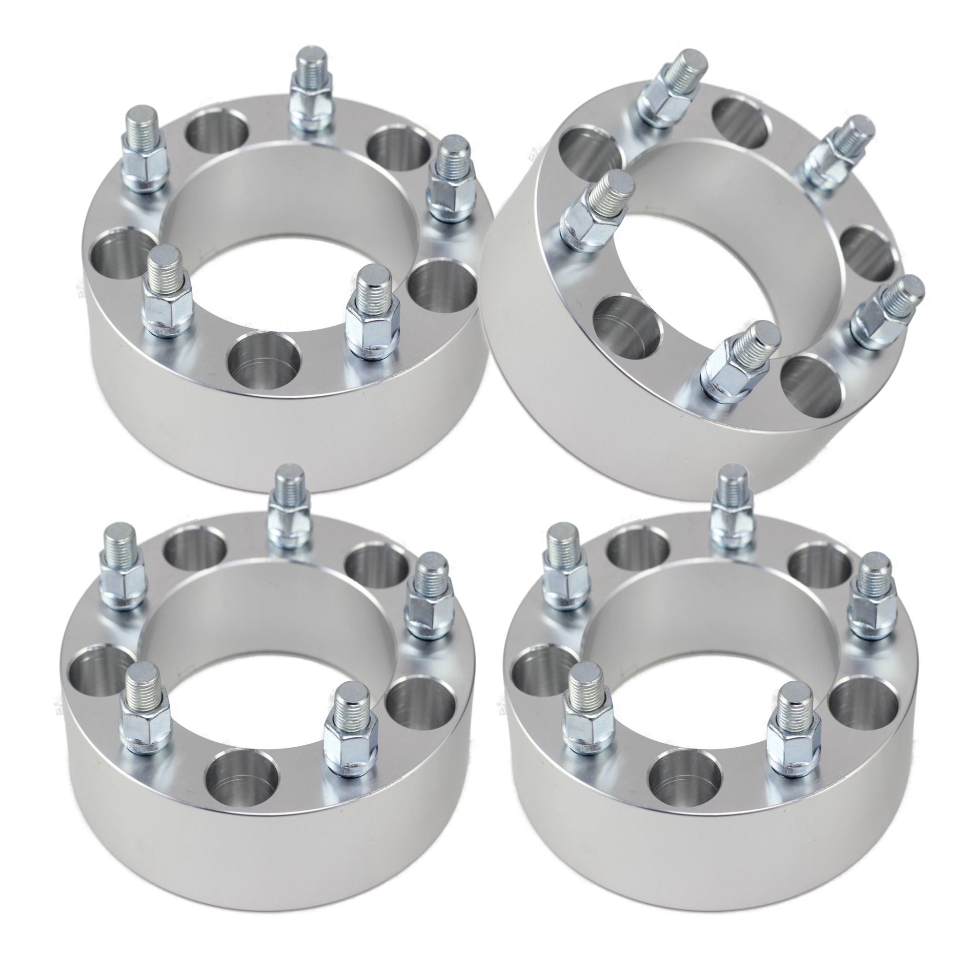 1/2 Studs 2x Wheel Spacers Adapters 5X5.5'' 1.5'' Dodge Ram 1500 Ford F150 Jeep 1/2 Studs 2x Wheel Spacers Adapters 5X5.5'' 1.5'' Dodge Ram 1500 Ford F150 Jeep