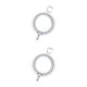 thumbnail image 1 of Billuyoard Soporte para sombreros, tapa plegable, organizador de almacenamiento, colgador de plástico para ahorrar espacio, estante para sala de Gris blanco 2piezas, 1 of 6