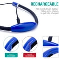 thumbnail image 5 of EASTIN Rechargeable 4 LED Neck Reading Light,Book Lights for Reading in Bed,3 Brightness Levels, 2 Soft Silicone Arms Comfortable Wear,Long Lasting.Perfect for Bookworms,Craft & Knitting, 5 of 8