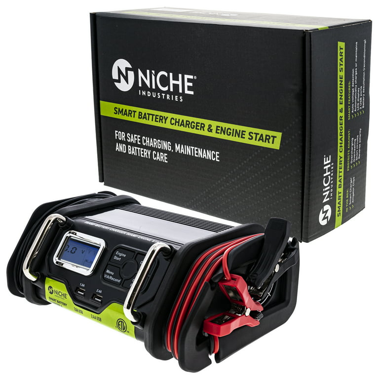 NICHE 20 Amp Smart Battery Charger/Jump Starter All 12-Volt AGM Gel Lead-Acid