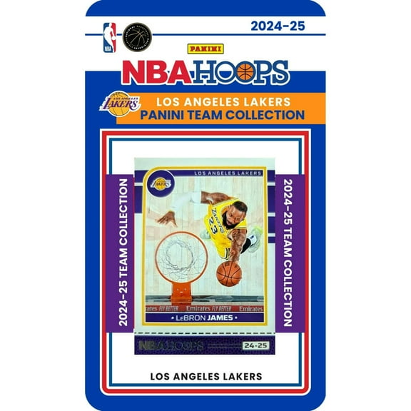 NBA Hoops 2024-25 Team Collection Los Angeles Lakers Trading Card Team Set