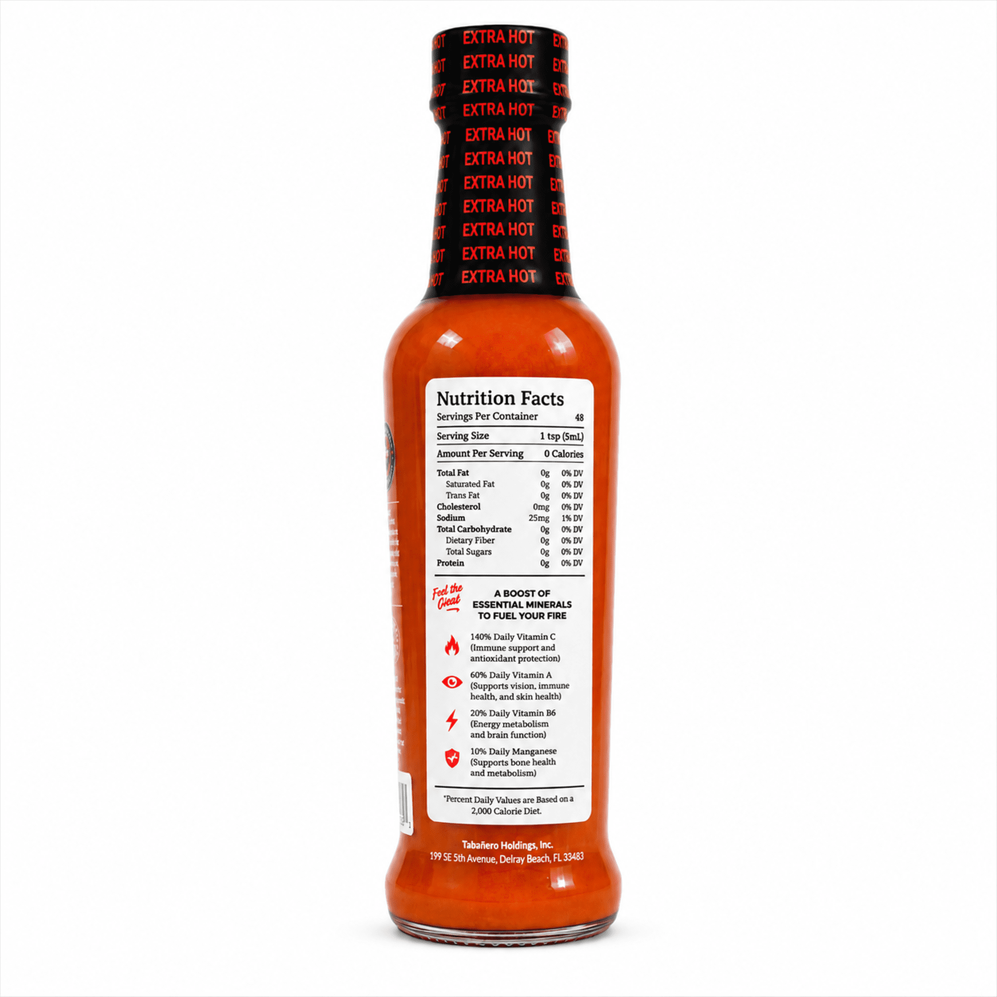 (2 pack) Tabanero Signature Heat Hot Sauce 8 fl oz
