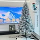 thumbnail image 2 of Arbol de Navidad Nevado de Lujo 210 cm con Serie de Luces LED y Base Metalica Reforzada Pino Decorativo Premium con Nieve Artificial, 2 of 7