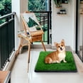 thumbnail image 6 of Coziwow 30"x 20" Artificial Dog Grass Pee Pad for Pet Potty Loo Indoor Training Outdoor Portable Toilet, 3-Layer System, Large, 6 of 10