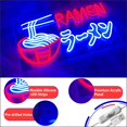 thumbnail image 3 of Letrero de neón Noodle Ramen LED para decoración de pared, 40 x 22 cm, 3 of 9