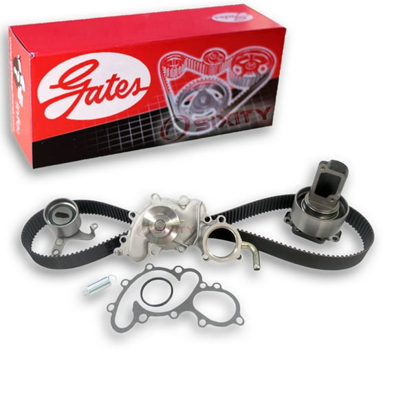 Gates PowerGrip Timing Belt Kit w Water Pump compatible with Toyota Pickup 3.0L V6 1989-1992