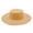 Khaki, variant on Retro Ladies Hat Big Wide Brim Fedora Hat Pure Color Derby Wedding Jazz Hat Prom Party Commuting Flat Top Felt Hat